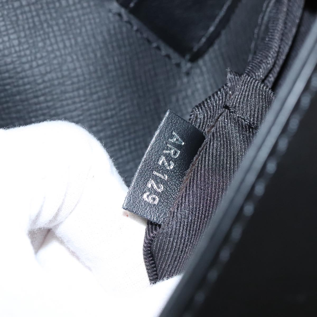 LOUIS VUITTON Taiga Steamer PM Hand Bag Black M30339 LV Auth EC951A