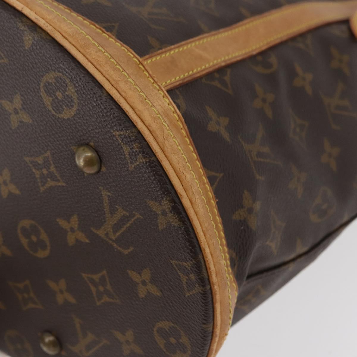 LOUIS VUITTON Monogram Bucket GM Shoulder Bag M42236 LV Auth EC995
