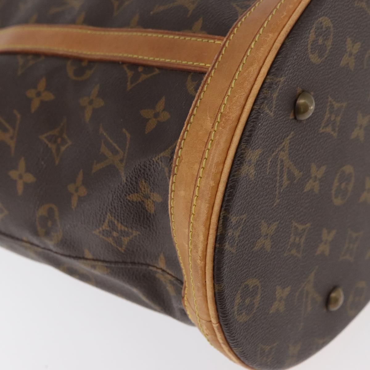 LOUIS VUITTON Monogram Bucket GM Shoulder Bag M42236 LV Auth EC995
