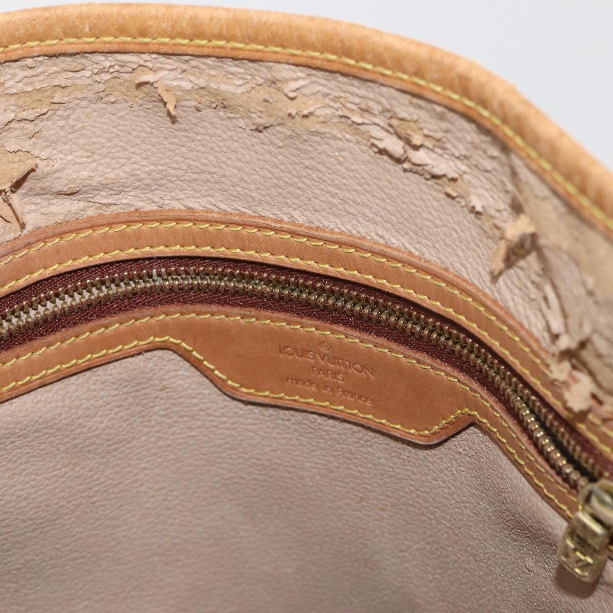 LOUIS VUITTON Monogram Bucket GM Shoulder Bag M42236 LV Auth EC995