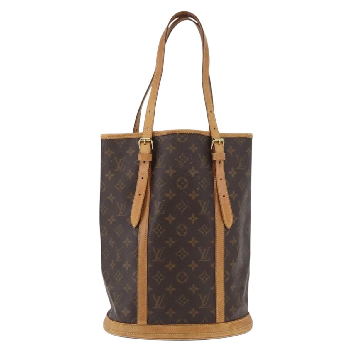 LOUIS VUITTON Monogram Bucket GM Shoulder Bag M42236 LV Auth EC995