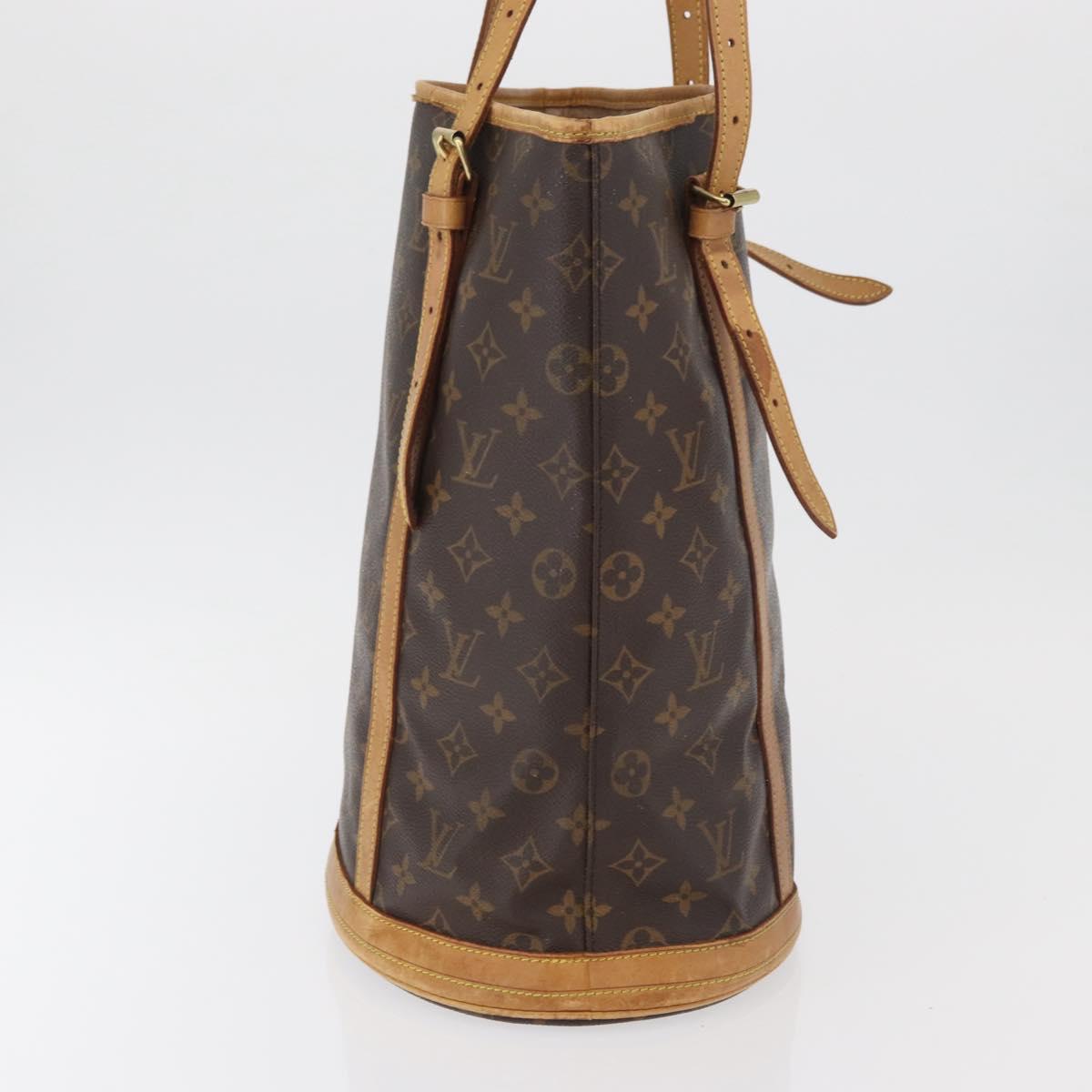 LOUIS VUITTON Monogram Bucket GM Shoulder Bag M42236 LV Auth EC995
