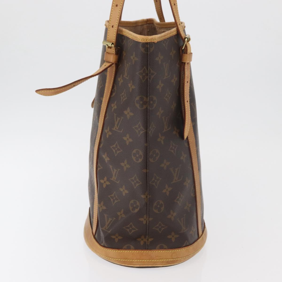 LOUIS VUITTON Monogram Bucket GM Shoulder Bag M42236 LV Auth EC995
