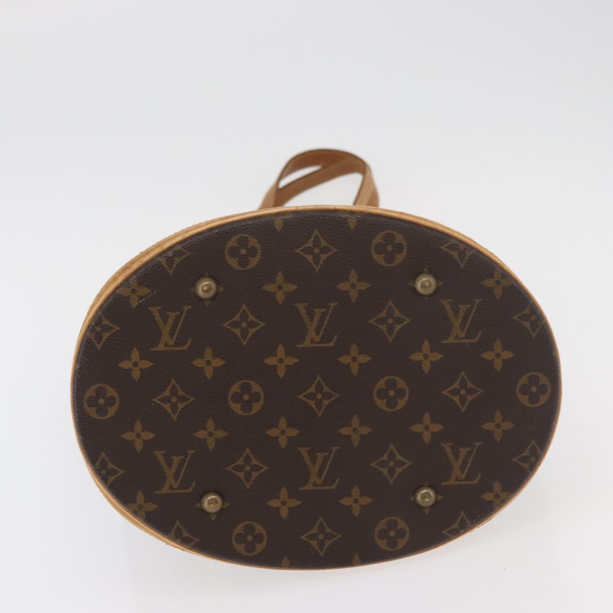LOUIS VUITTON Monogram Bucket GM Shoulder Bag M42236 LV Auth EC995