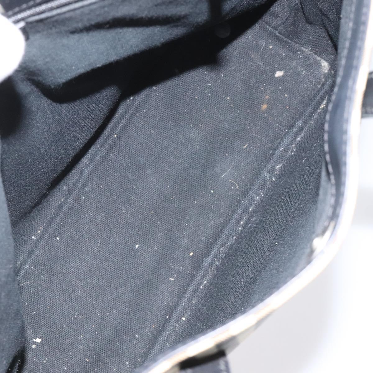 BURBERRY Nova Check Tote Bag PVC Beige Auth EC998