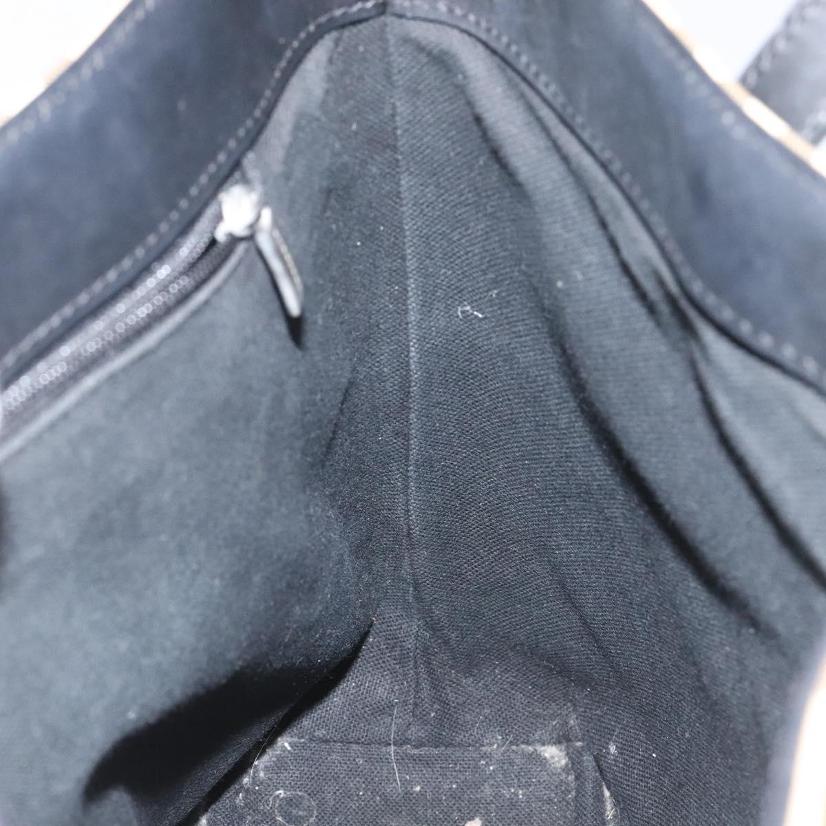 BURBERRY Nova Check Tote Bag PVC Beige Auth EC998