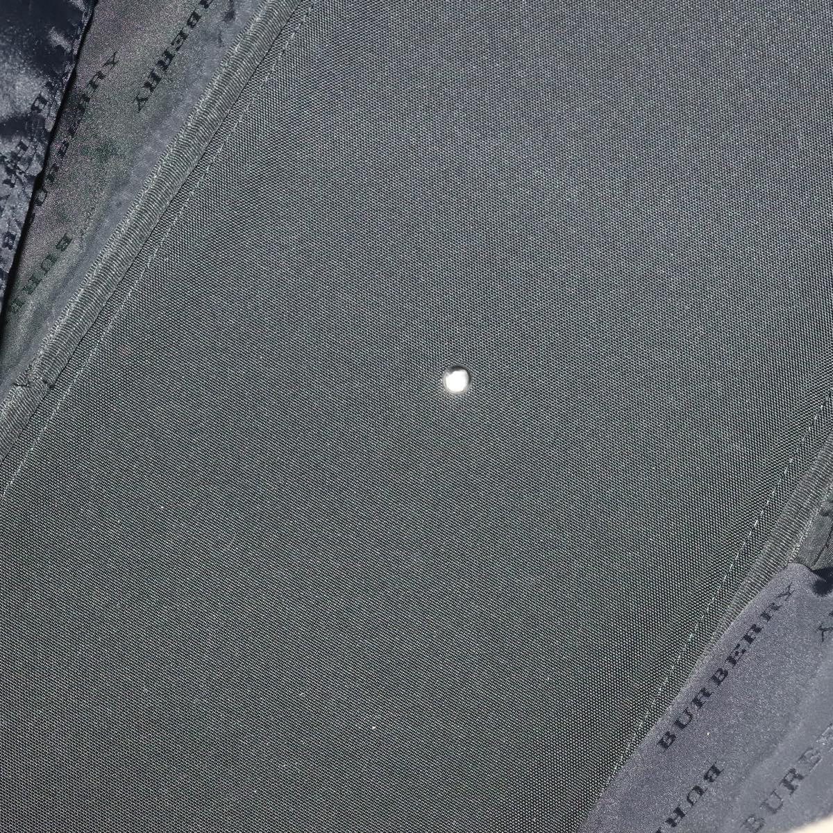 BURBERRY Nova Check Boston Bag Canvas Beige Silver Auth ep10002