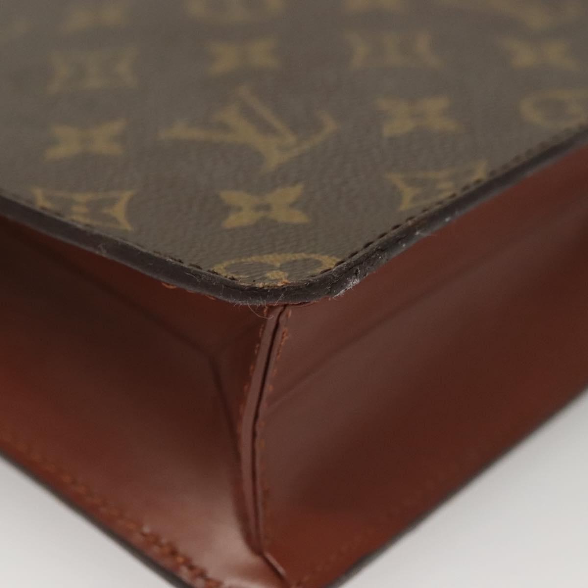 LOUIS VUITTON Monogram Pochette Homme Clutch Bag M51795 LV Auth ep10072