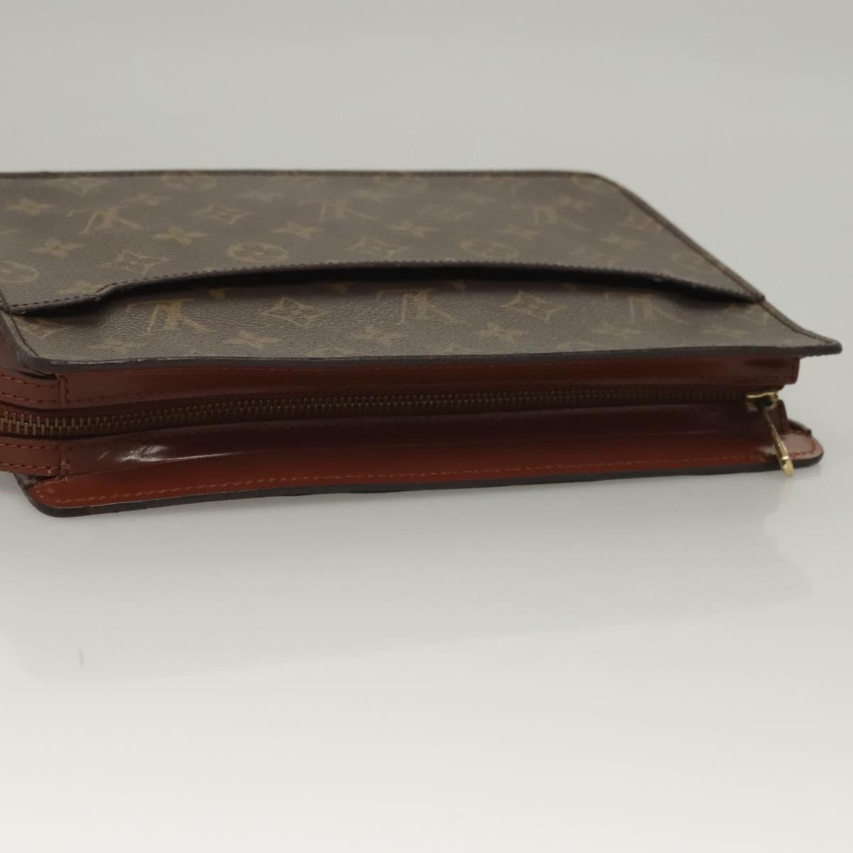 LOUIS VUITTON Monogram Pochette Homme Clutch Bag M51795 LV Auth ep10072