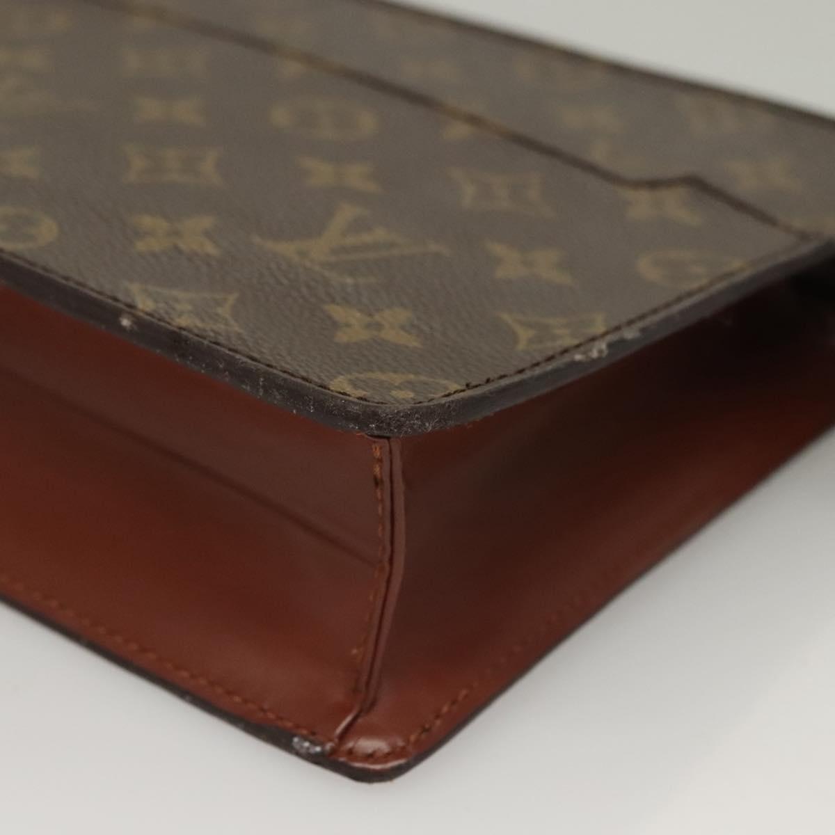LOUIS VUITTON Monogram Pochette Homme Clutch Bag M51795 LV Auth ep10072