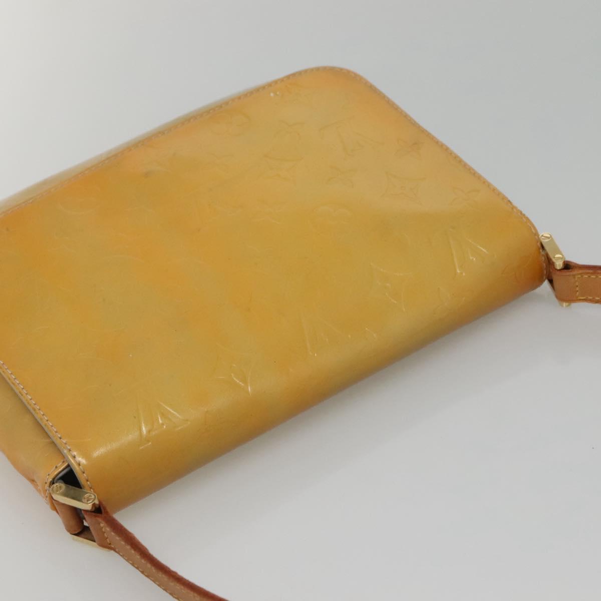 LOUIS VUITTON Monogram Vernis Thompson Street Bag Gris M91008 LV Auth ep10078