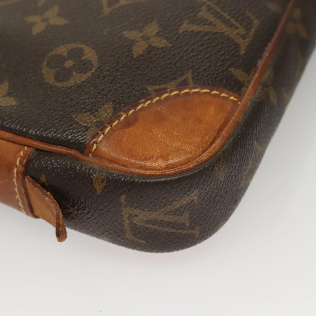 LOUIS VUITTON Monogram Marly Dragonne PM Clutch Bag M51827 LV Auth ep10117