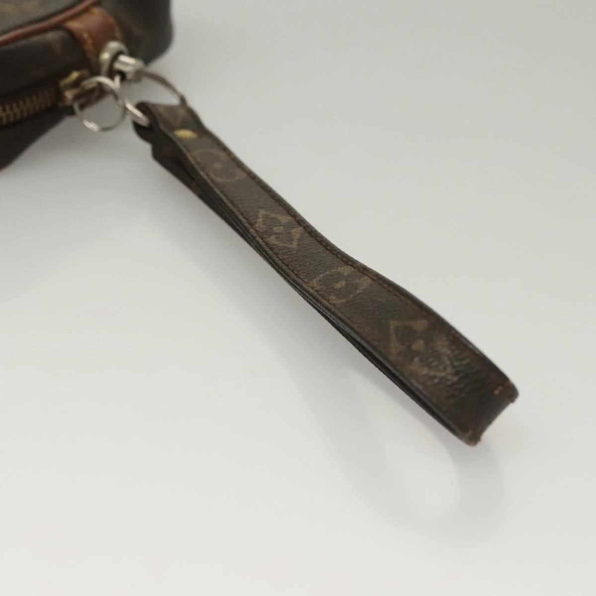 LOUIS VUITTON Monogram Marly Dragonne PM Clutch Bag M51827 LV Auth ep10117
