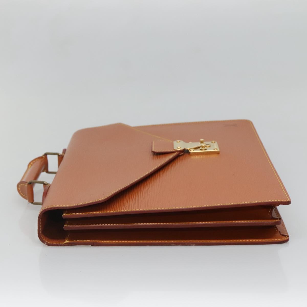 LOUIS VUITTON Epi Serviette Conseiller Zipangu Gold M54428 LV Auth ep10133