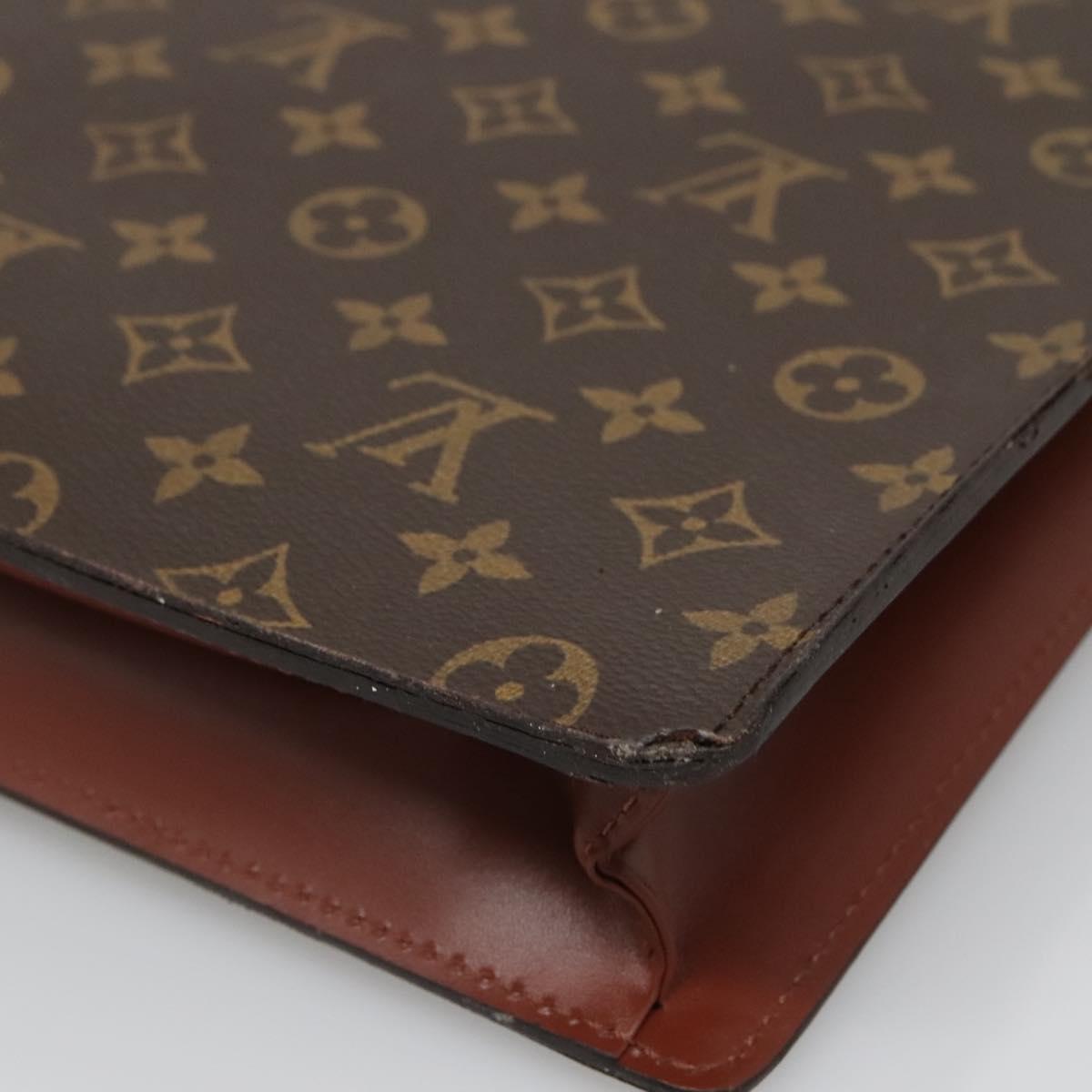 LOUIS VUITTON Monogram Porte Documents Bandouliere Bag M53338 Auth ep10146