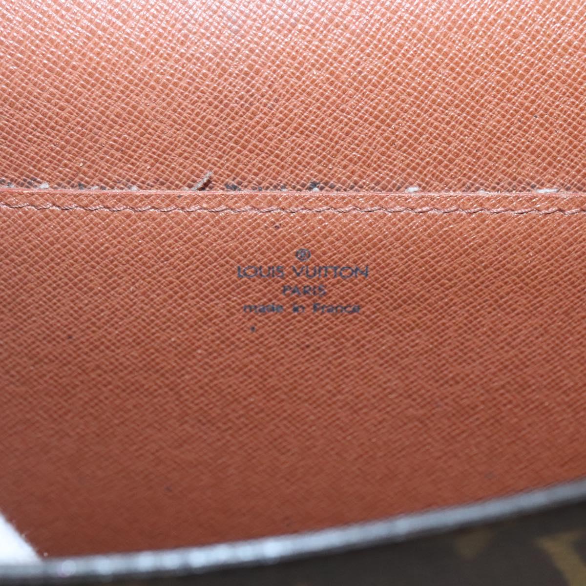 LOUIS VUITTON Monogram Porte Documents Bandouliere Bag M53338 Auth ep10146