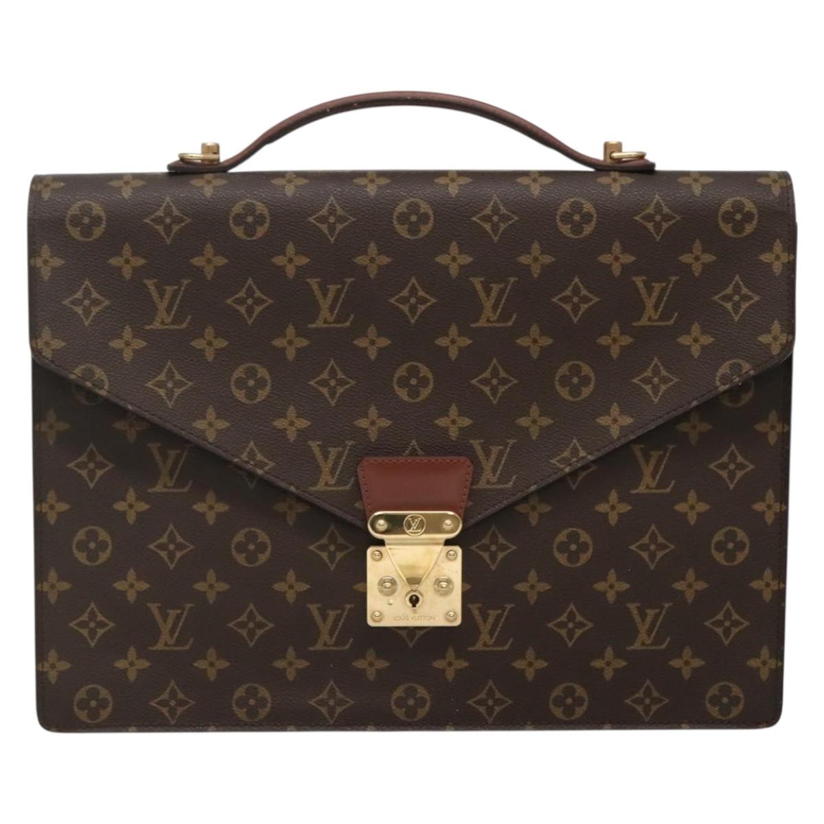 LOUIS VUITTON Monogram Porte Documents Bandouliere Bag M53338 Auth ep10146