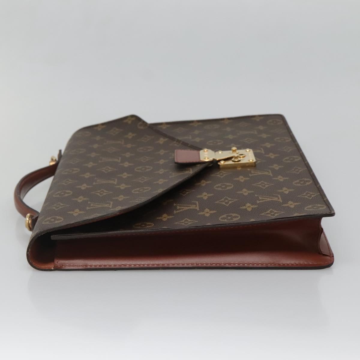 LOUIS VUITTON Monogram Porte Documents Bandouliere Bag M53338 Auth ep10146