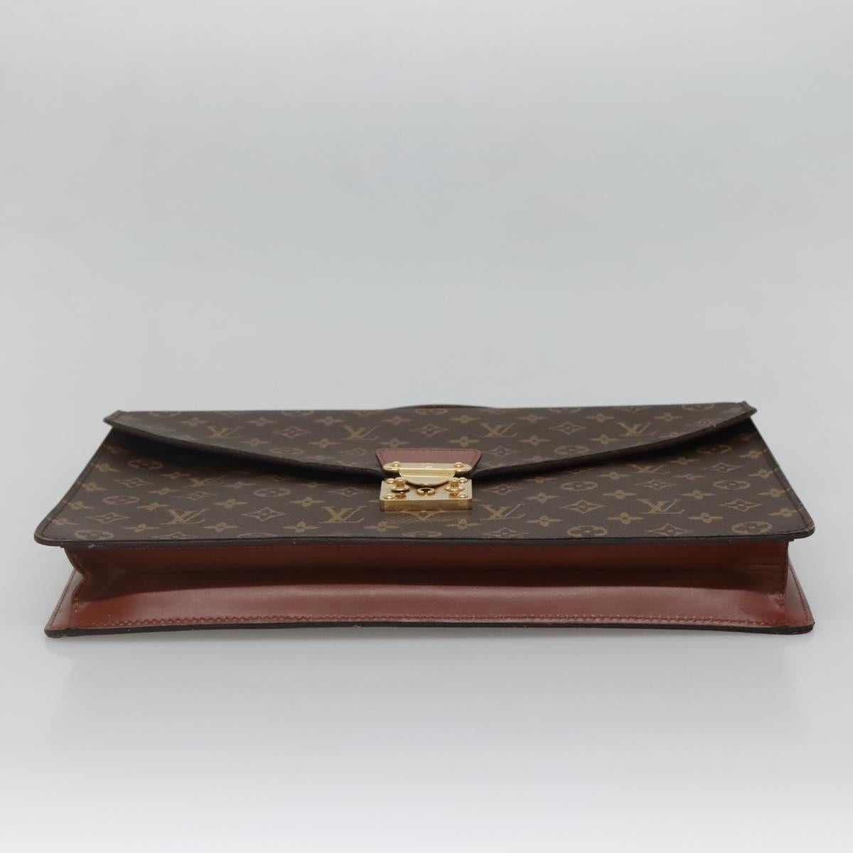 LOUIS VUITTON Monogram Porte Documents Bandouliere Bag M53338 Auth ep10146