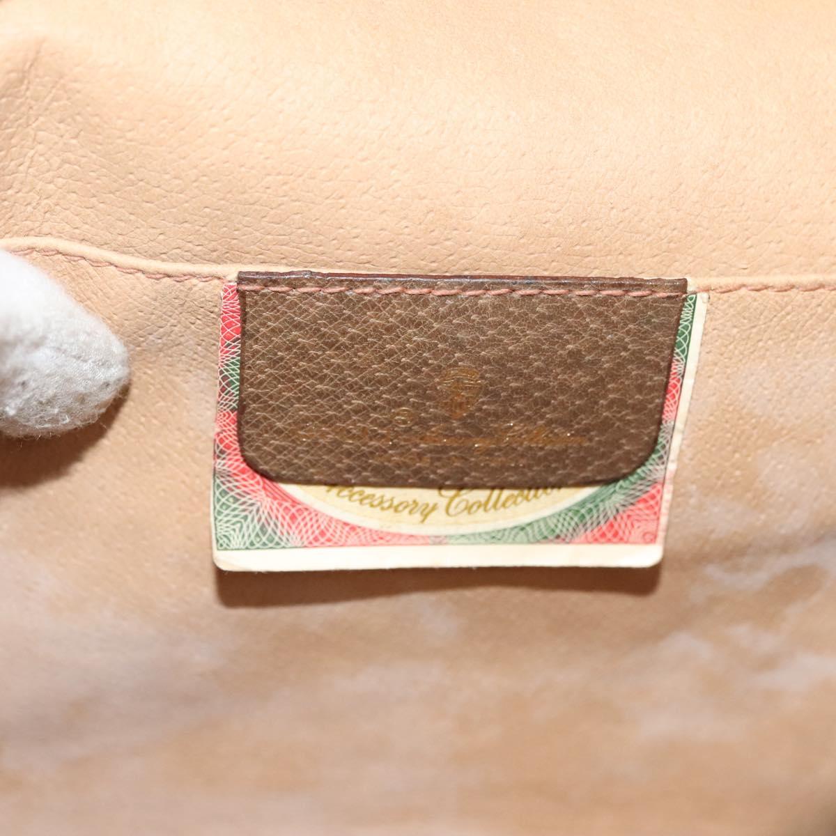 GUCCI GG Supreme Web Sherry Line Clutch Bag PVC Beige Red 89 01 030 Auth ep10148