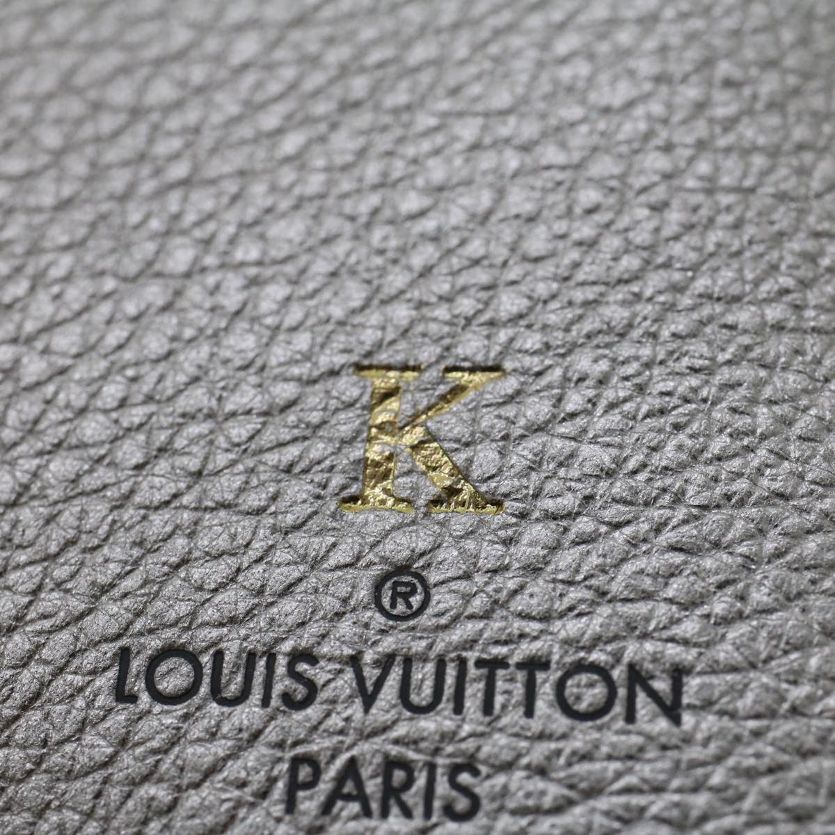 LOUIS VUITTON Portefeuille Rock Mini Wallet Taurillon Silver M69815 Auth ep1016