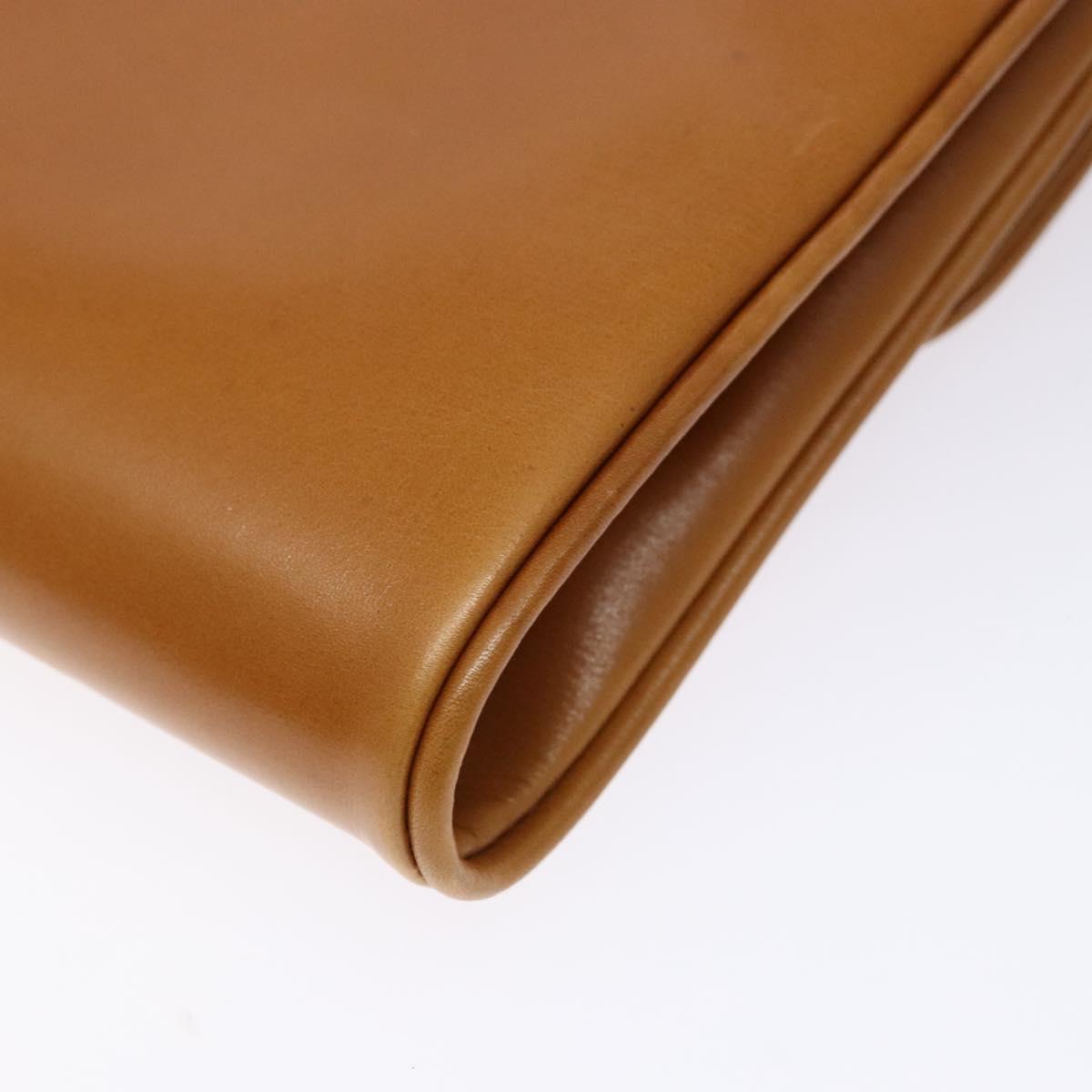 GUCCI Shoulder Bag Leather Brown Gold 004 056 0002 Auth ep10168