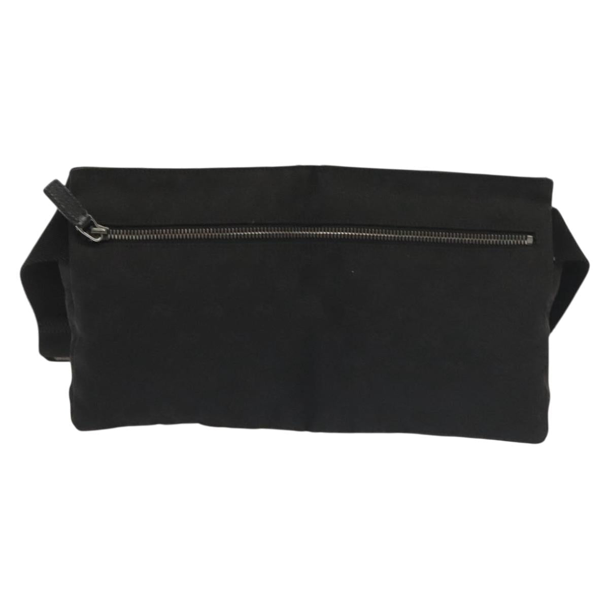 GUCCI GG Canvas Body Bag Black Silver 28566 Auth ep10174