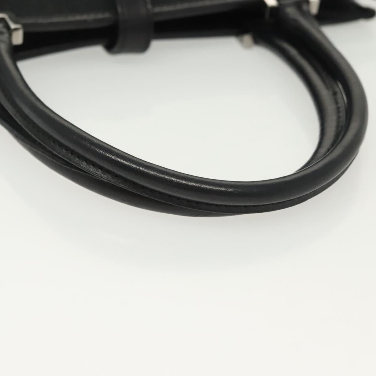 GUCCI GG Canvas Jackie Hand Bag Black Silver 002 1065 Auth ep10213