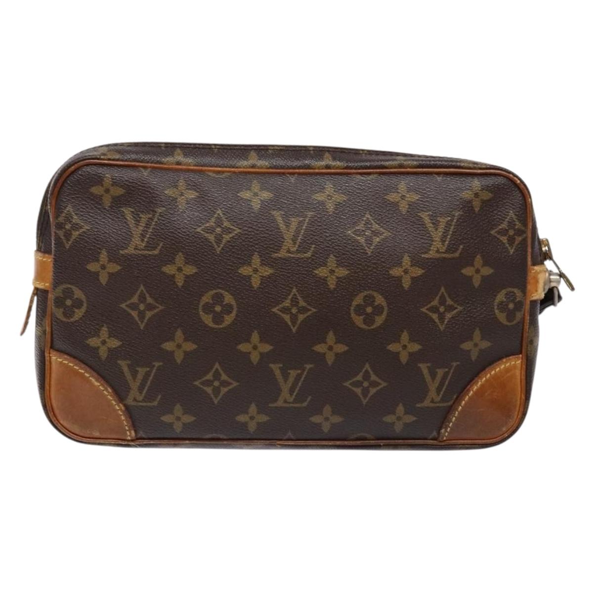 LOUIS VUITTON Monogram Marly Dragonne GM Clutch Bag M51825 LV Auth ep10220
