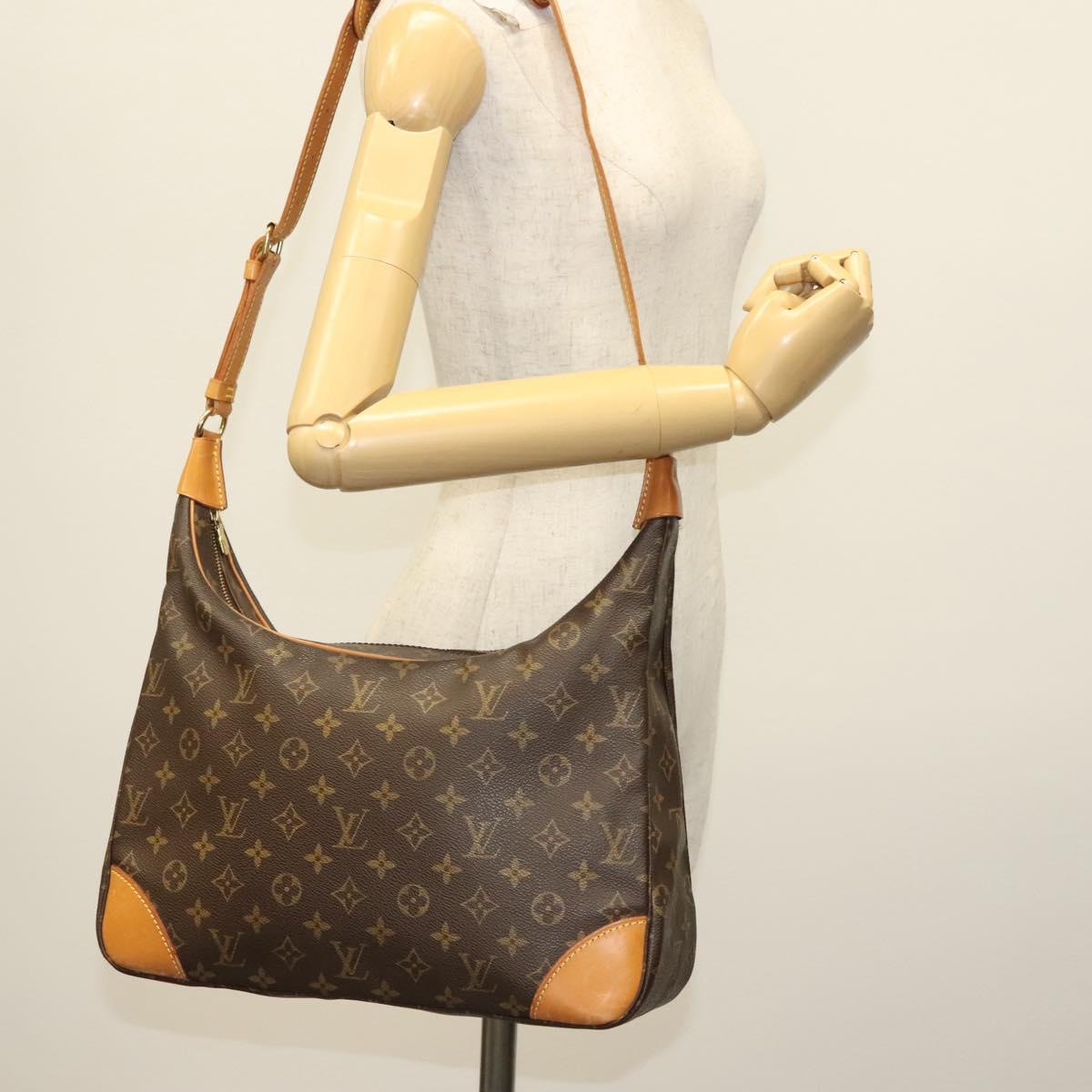 LOUIS VUITTON Monogram Boulogne 35 Shoulder Bag M51260 LV Auth ep10225