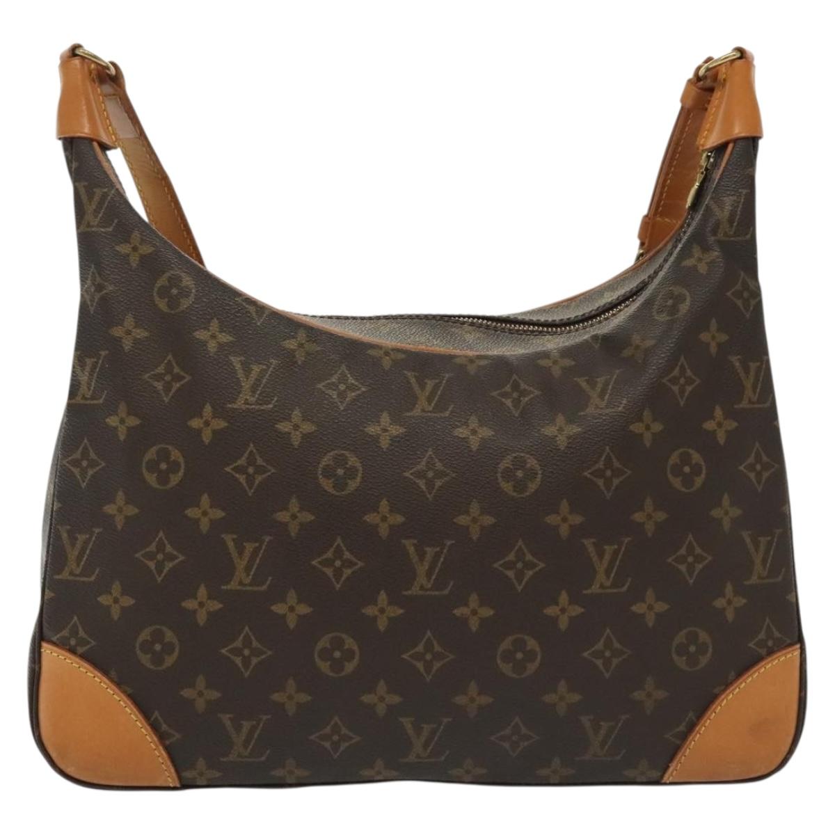 LOUIS VUITTON Monogram Boulogne 35 Shoulder Bag M51260 LV Auth ep10225