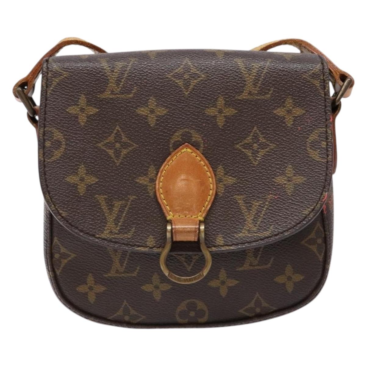 LOUIS VUITTON Monogram Saint Cloud PM Shoulder Bag M51244 LV Auth ep10227