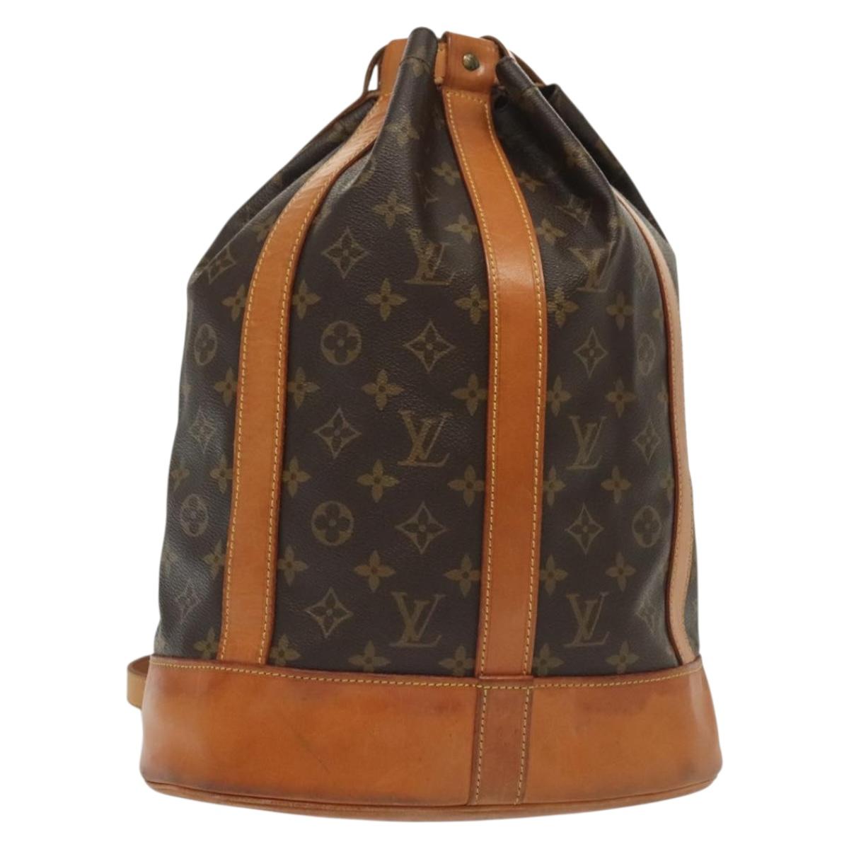 LOUIS VUITTON Monogram Randonnee PM Shoulder Bag M42243 LV Auth ep10229