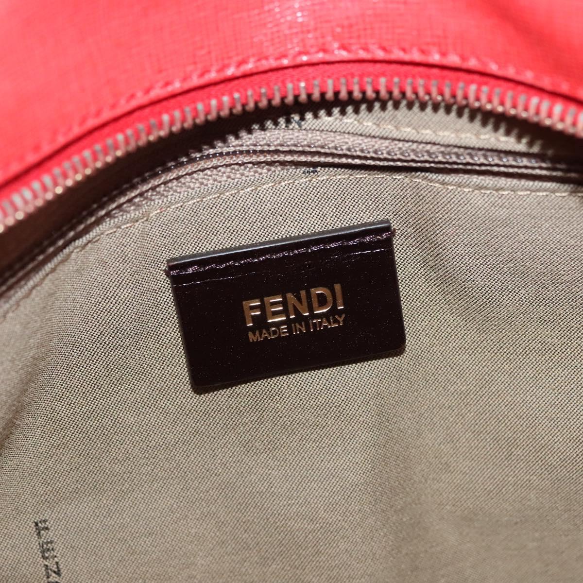 FENDI Zucca Canvas Tote Bag White Gold Auth ep10233