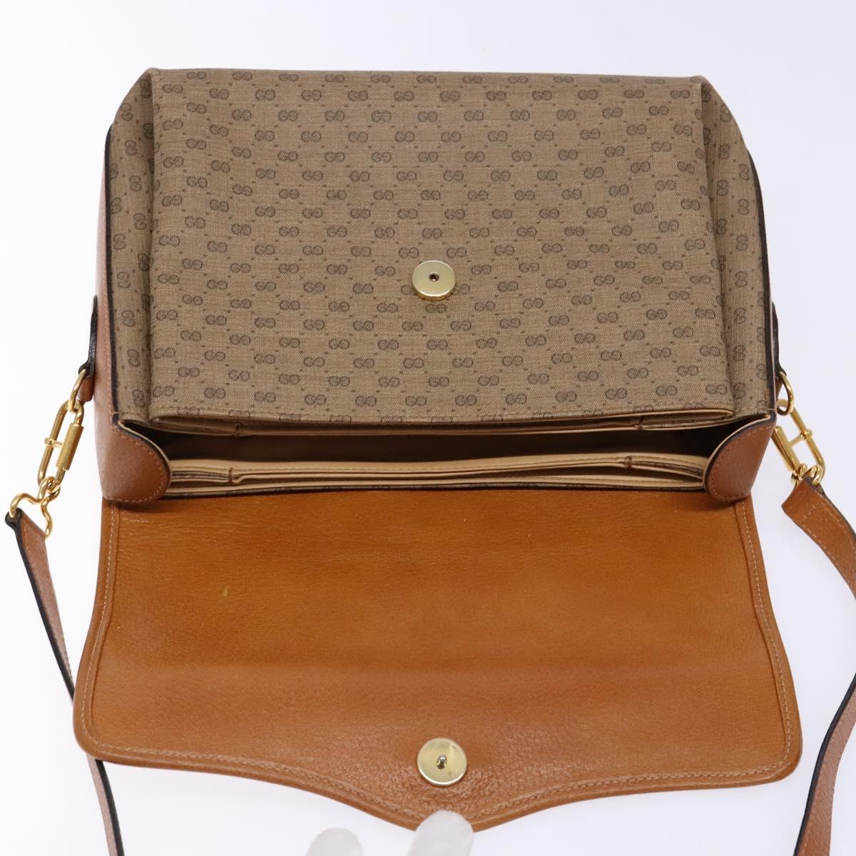 GUCCI Micro GG Supreme Shoulder Bag PVC Beige 001 115 6165 8031 Auth ep10240