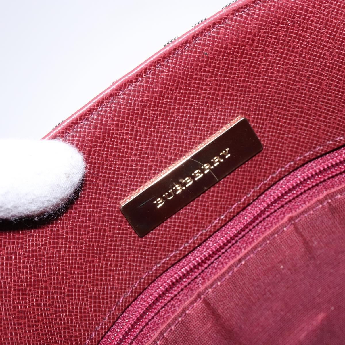 BURBERRY Nova Check Tote Bag Canvas Beige Gold Auth ep10243