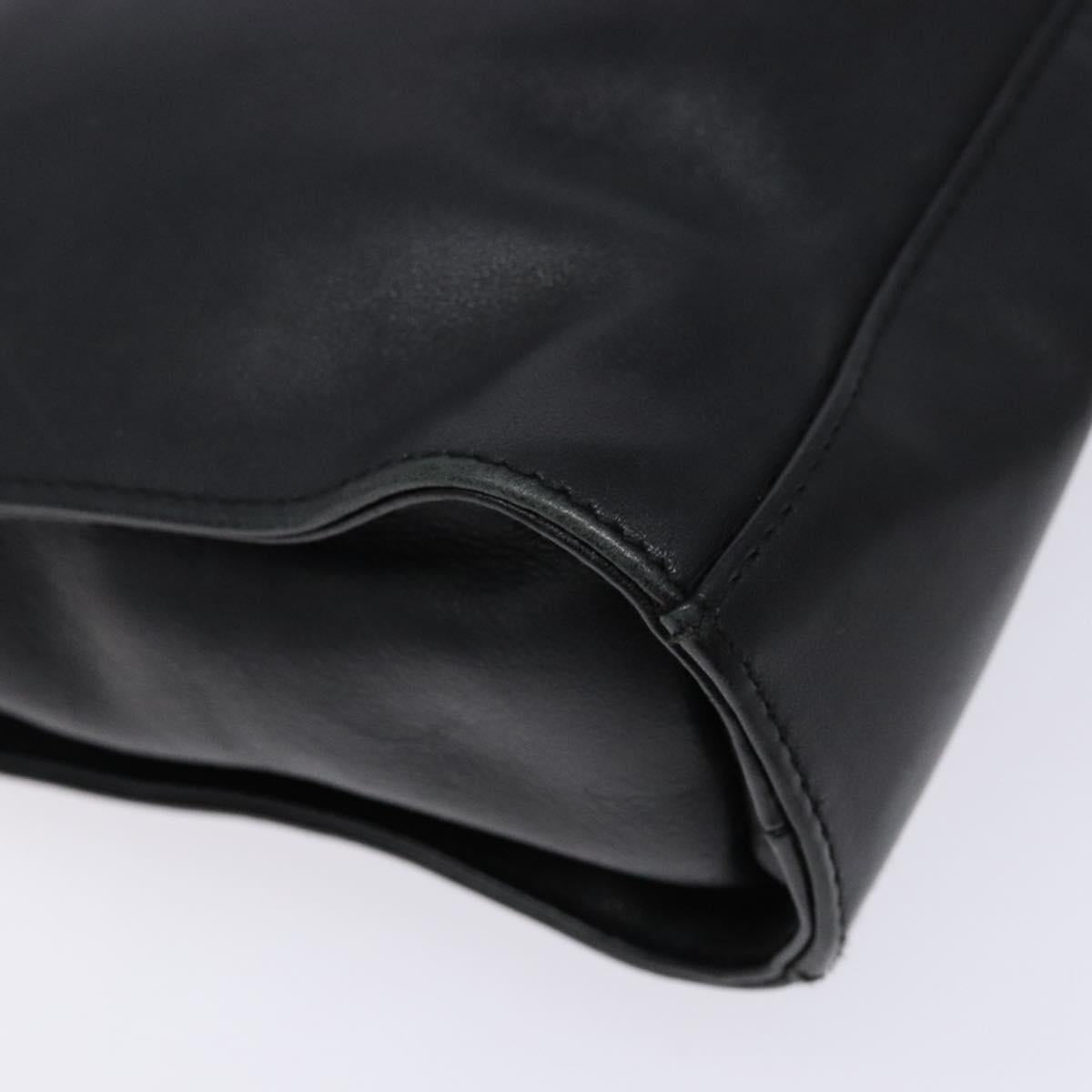 GUCCI Jackie Shoulder Bag Leather Black Silver 001 3734 Auth ep10249