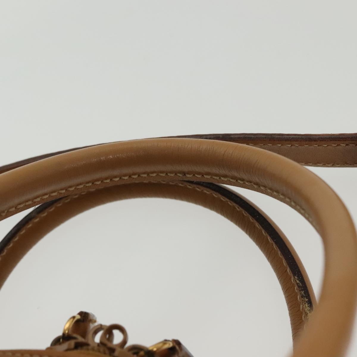 GUCCI GG Canvas Boston Bag 2way Gold Beige 013 123 3659 Auth ep10260