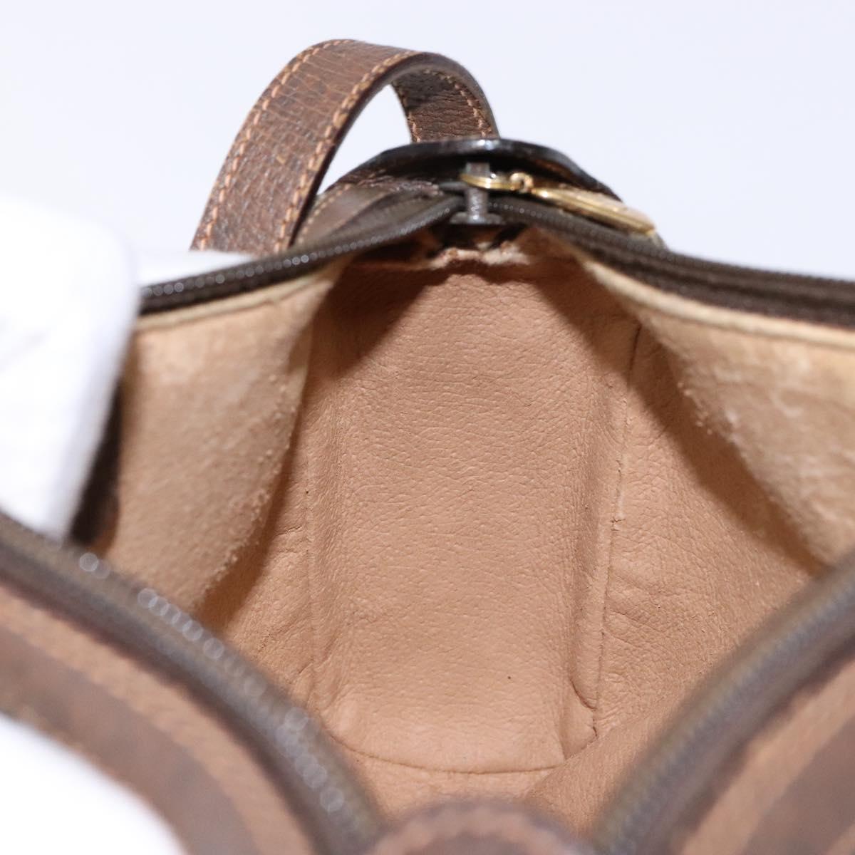 GUCCI GG Supreme Web Sherry Line Shoulder Bag PVC Beige 89 02 018 Auth ep10268