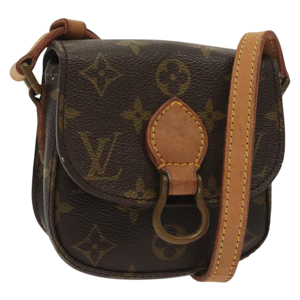 LOUIS VUITTON Monogram Bebe Monogram Saint Cloud Bag M51245 LV Auth ep10291