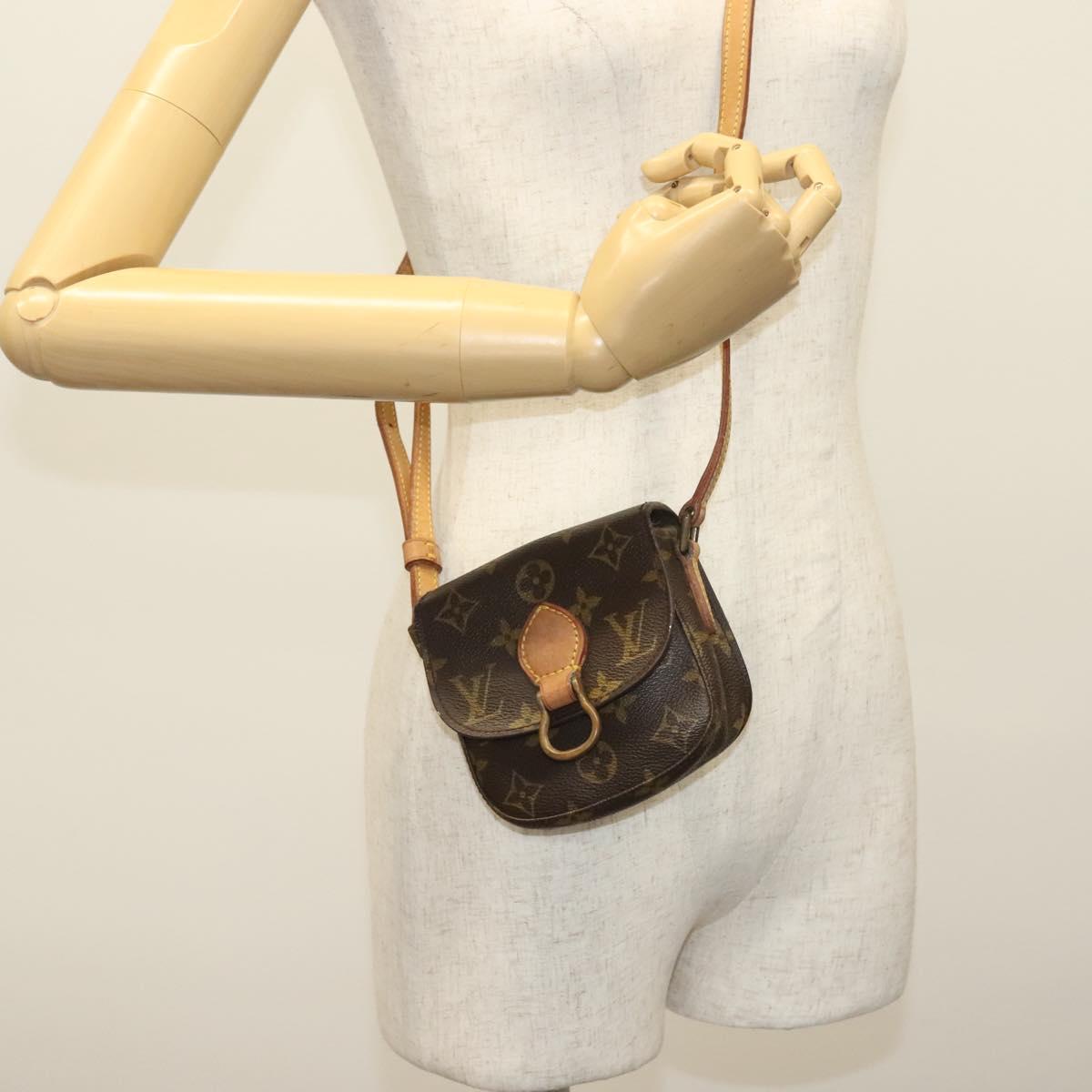 LOUIS VUITTON Monogram Bebe Monogram Saint Cloud Bag M51245 LV Auth ep10291