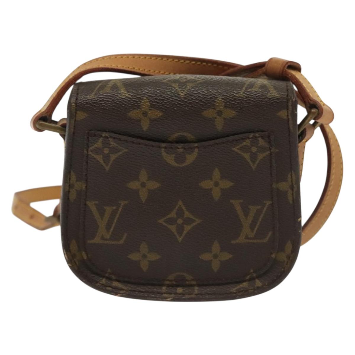 LOUIS VUITTON Monogram Bebe Monogram Saint Cloud Bag M51245 LV Auth ep10291