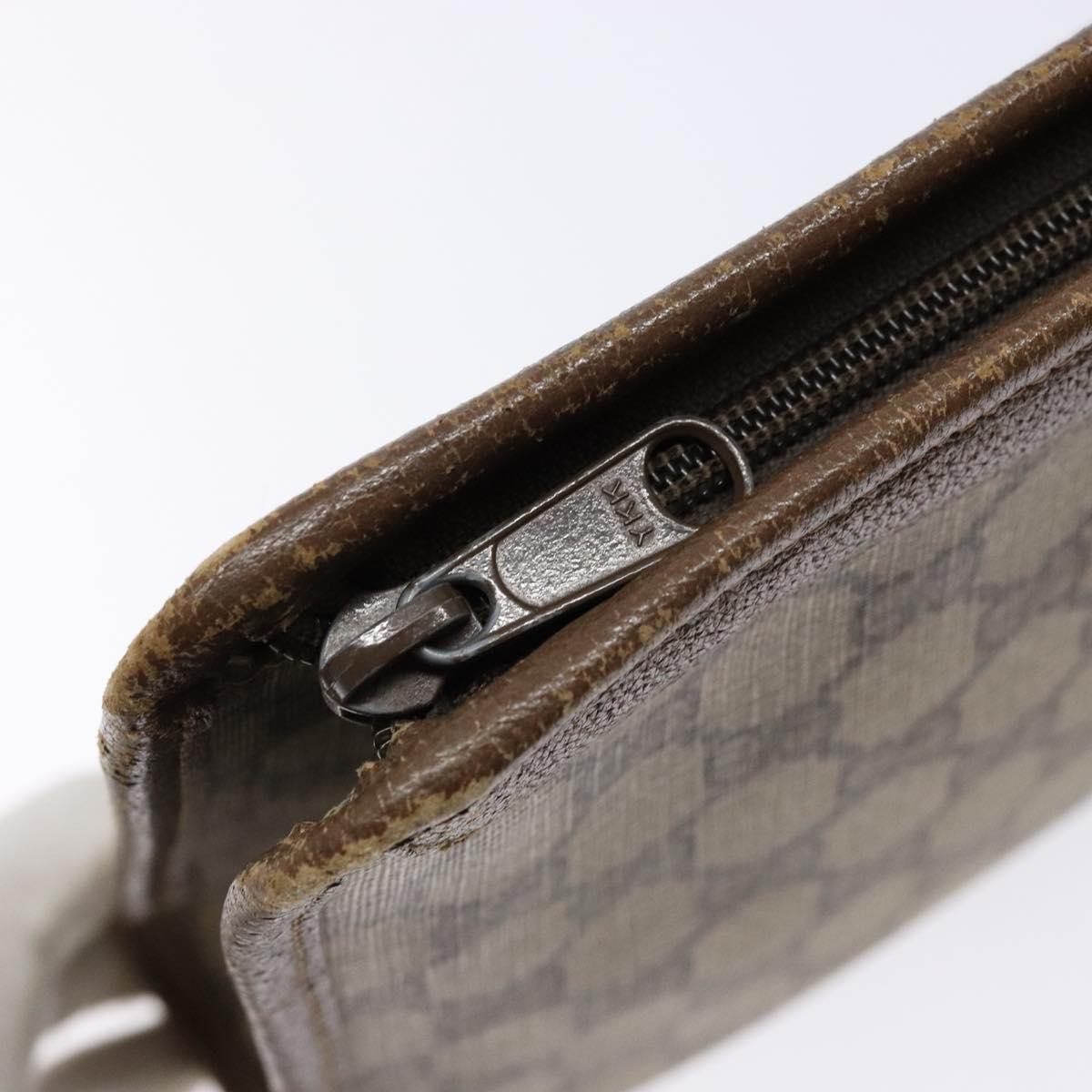 GUCCI GG Supreme Clutch Bag PVC Beige 97 01 038 Auth ep10297