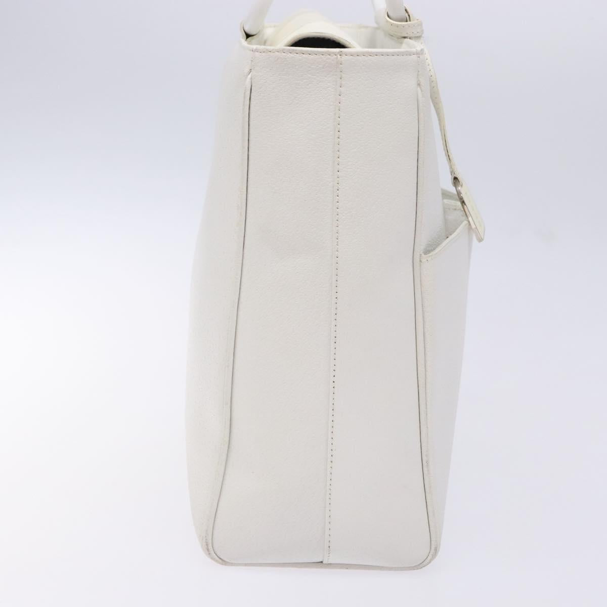 GUCCI Hand Bag Leather White 002 2865 1313 Auth ep10303