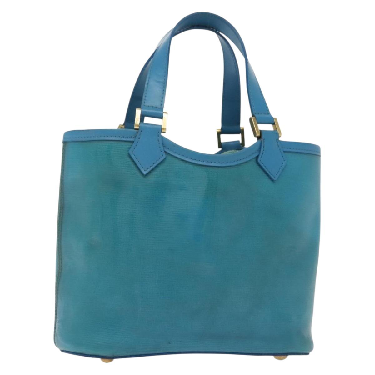 LOUIS VUITTON Epi Plage Mini Lagoon Bay Hand Bag Blue M92472 LV Auth ep10332