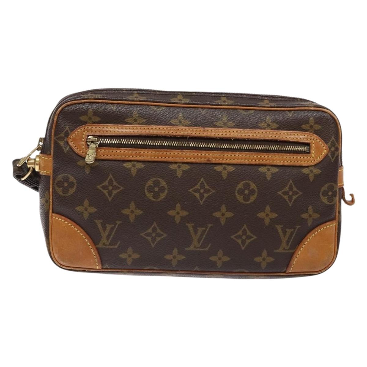 LOUIS VUITTON Monogram Marly Dragonne GM Clutch Bag M51825 LV Auth ep10354