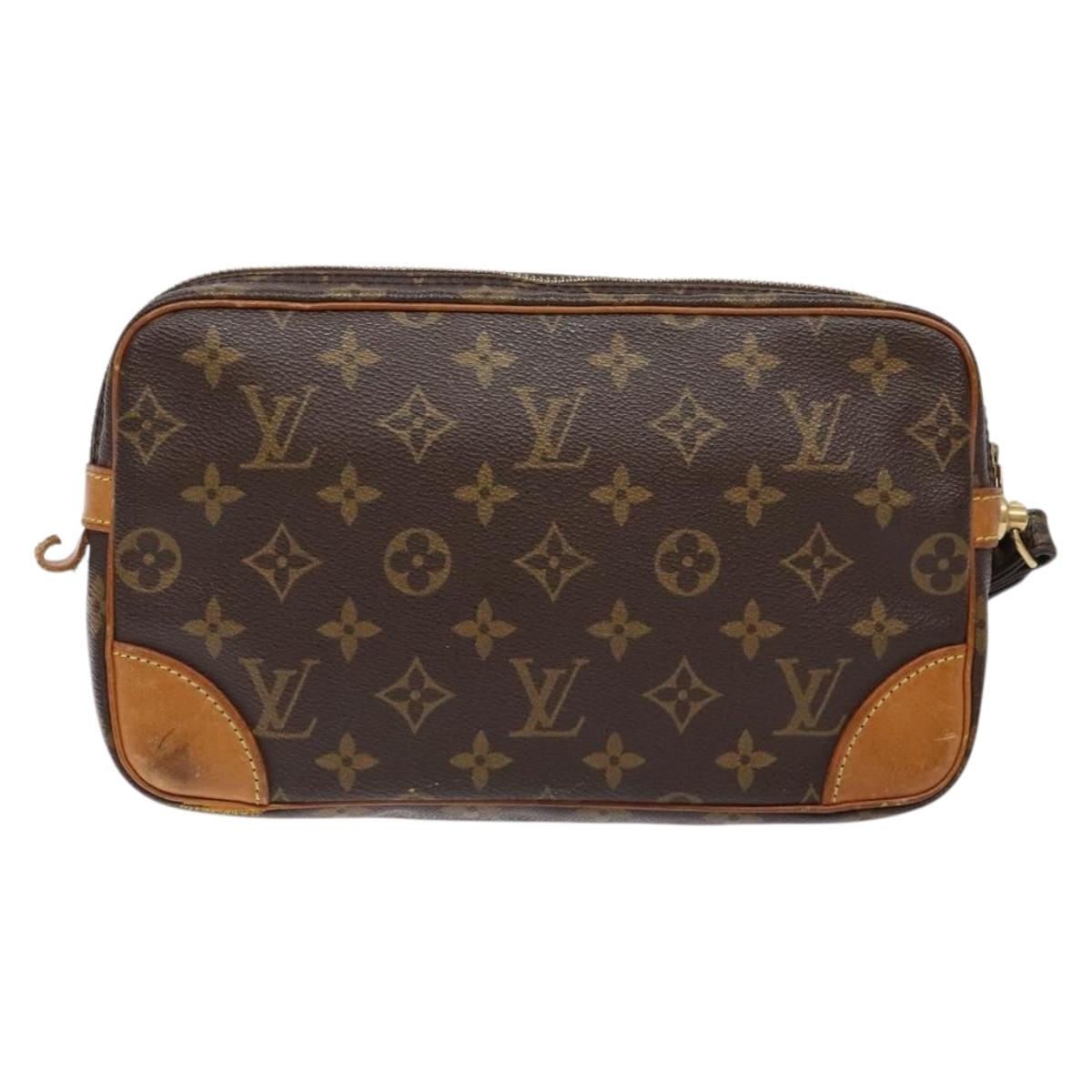 LOUIS VUITTON Monogram Marly Dragonne GM Clutch Bag M51825 LV Auth ep10354