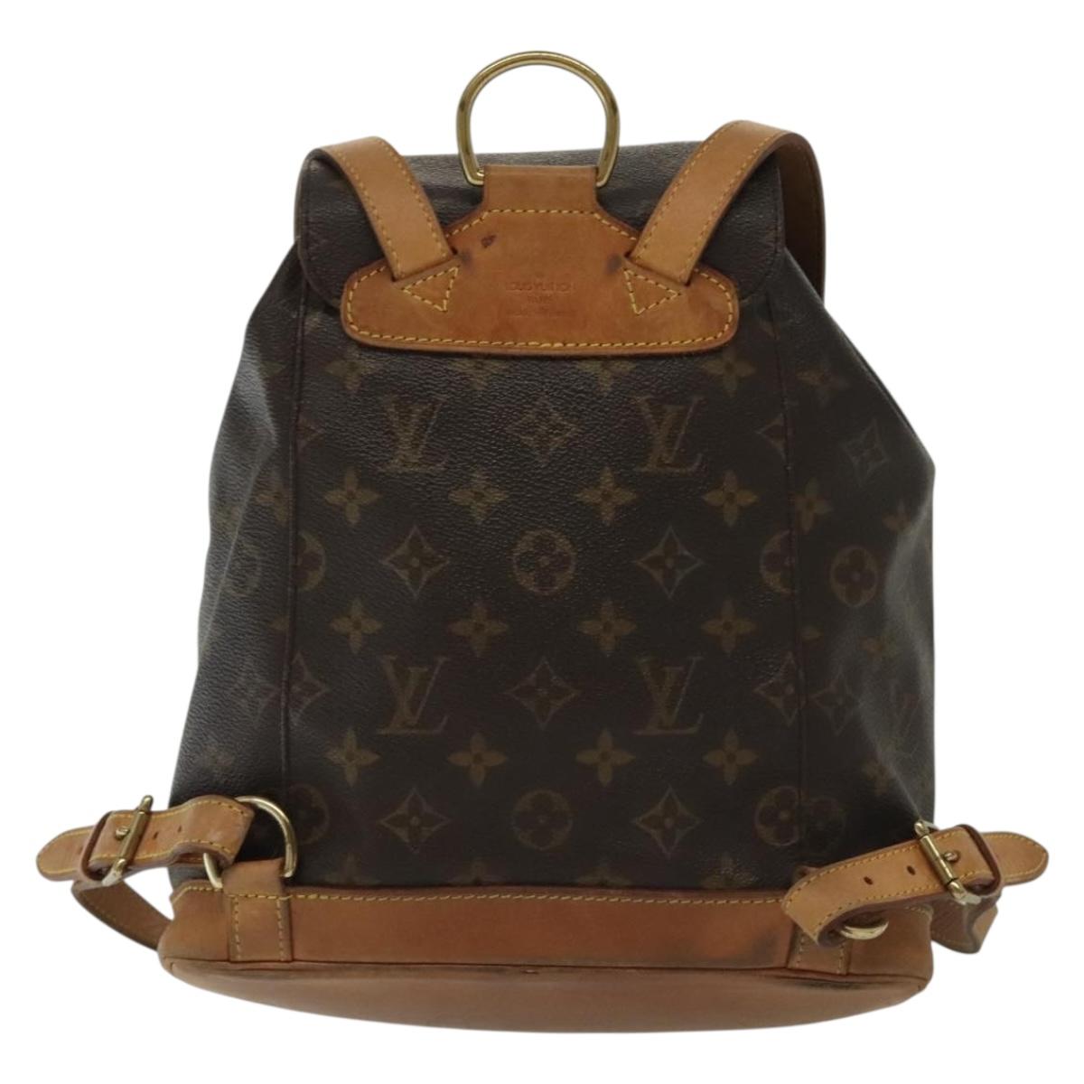 LOUIS VUITTON Monogram Montsouris MM Backpack M51136 LV Auth ep10374