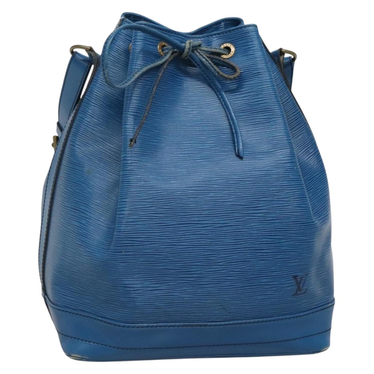 LOUIS VUITTON Epi Noe Shoulder Bag Toledo Blue M44005 LV Auth ep10377