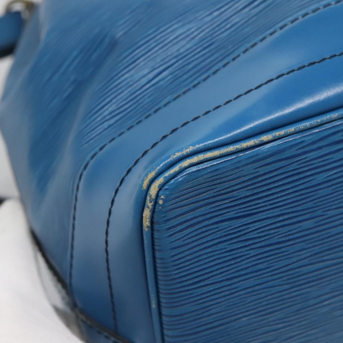 LOUIS VUITTON Epi Noe Shoulder Bag Toledo Blue M44005 LV Auth ep10377